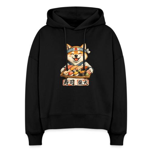 Funny Shiba Inu Sushi Kawaii Dog Tee - Stanley/Stella Nora Women's Organic Hoodie