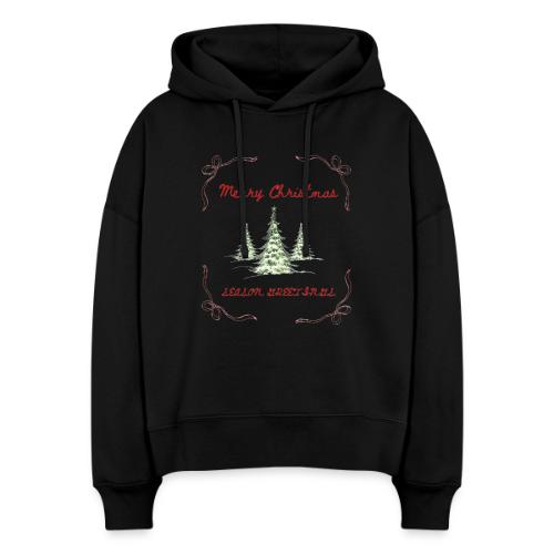 Beautiful Green Christmas Tree Graphic - Stanley/Stella Nora Women's Organic Hoodie
