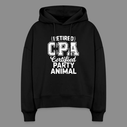 Retired CPA Party Animal Vintage - Stanley/Stella Nora Women's Organic Hoodie