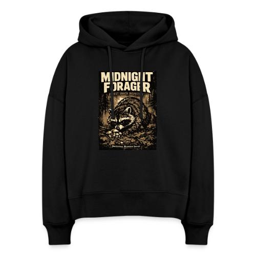 Midnight Forager Raccoon Mushroom Hunter - Stanley/Stella Nora Women's Organic Hoodie