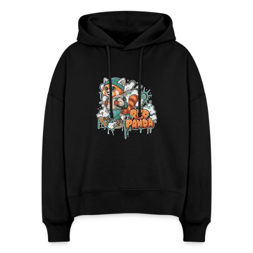 Red Panda Street Graffiti Vibes - Stanley/Stella Nora Women's Organic Hoodie