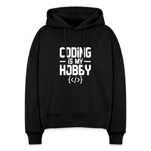 Coding Is My Hobby Typography - Stanley/Stella Nora Women's Organic Hoodie