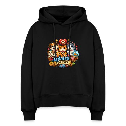 Pet Lover Forever Cute Cats & Dogs - Stanley/Stella Nora Women's Organic Hoodie