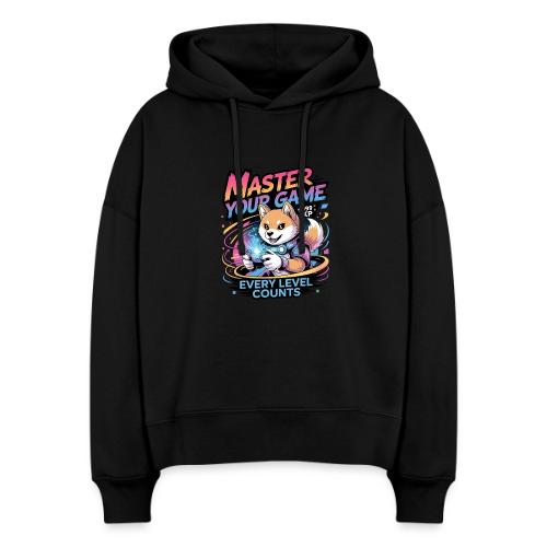 Cute Gamer Shiba Inu Level Up - Stanley/Stella Nora Women's Organic Hoodie