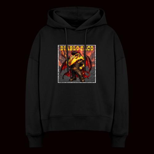 The Diablo Taco Spicy Demon Character - Stanley/Stella Nora Women's Organic Hoodie
