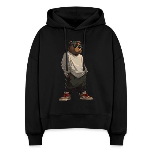 Urban Streetwear Bear Cool Apparel Design - Stanley/Stella Nora Women's Organic Hoodie