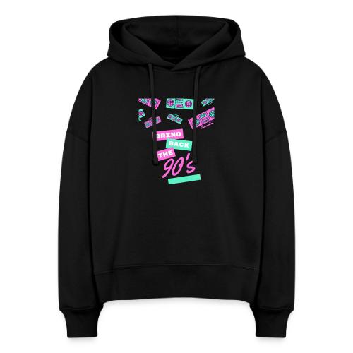 Bring Back The 90s Nostalgia Design| Retro 90s Art - Stanley/Stella Nora Women's Organic Hoodie