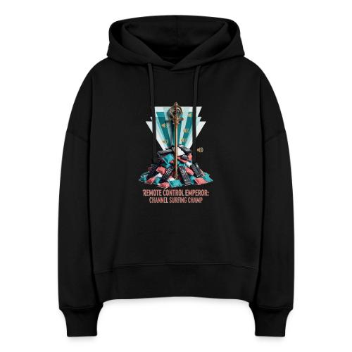 Remote Control Emperor T Shirt - Stanley/Stella Nora Women's Organic Hoodie