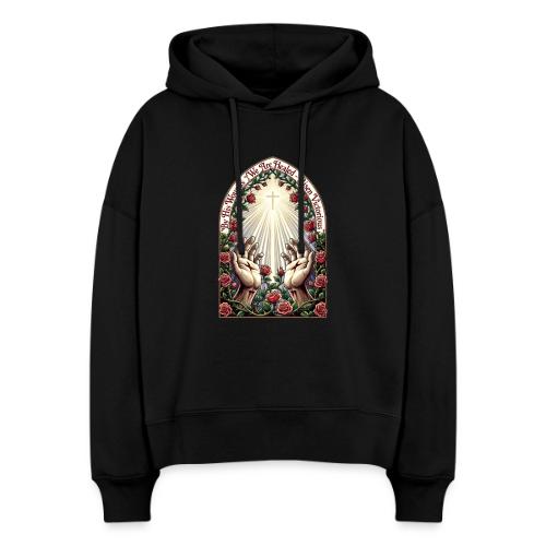 Easter By His Wounds Healed T Shirt, Renewal Gift - Stanley/Stella Nora Women's Organic Hoodie
