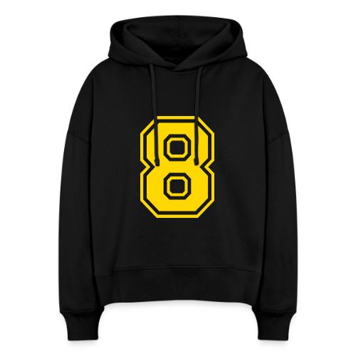 Number 8 in a classic athletic collegiate font - Stanley/Stella Nora Women's Organic Hoodie