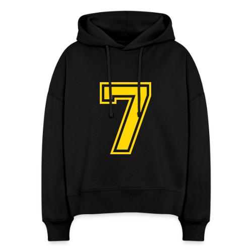 Number 7 in a classic athletic collegiate font - Stanley/Stella Nora Women's Organic Hoodie