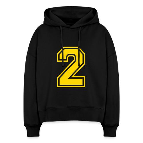 Number 2 in a classic athletic collegiate font - Stanley/Stella Nora Women's Organic Hoodie