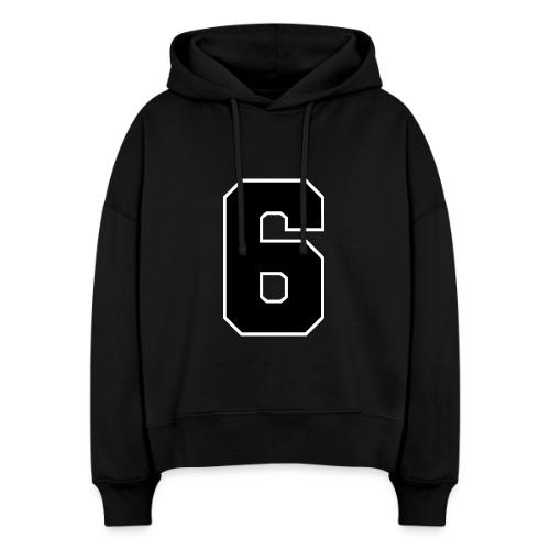 Varsity Number 6 Sports Font - Stanley/Stella Nora Women's Organic Hoodie