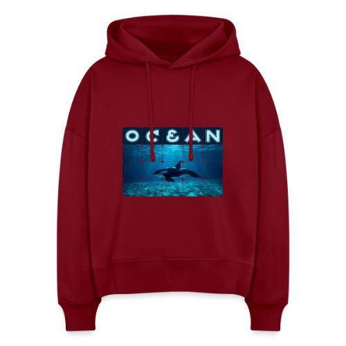 Ocean: Orca in Motion - Stanley/Stella Nora Women's Organic Hoodie