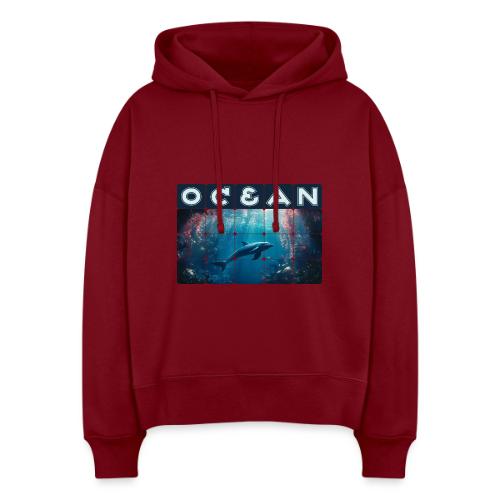 Ocean: Blue Grace - Stanley/Stella Nora Women's Organic Hoodie