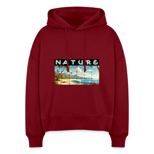 Nature: Sun-Kissed Shore - Stanley/Stella Nora Women's Organic Hoodie