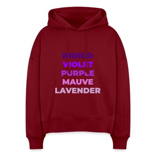 Shades of Purple - Stanley/Stella Nora Women's Organic Hoodie