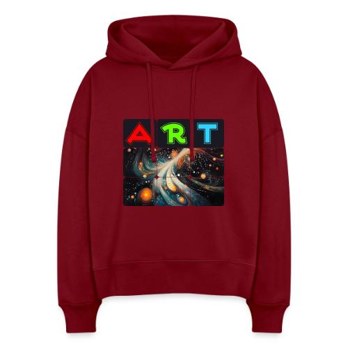 Swirls of Colorful Art - Stanley/Stella Nora Women's Organic Hoodie
