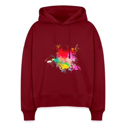 Psychedelic: Color Storm - Stanley/Stella Nora Women's Organic Hoodie