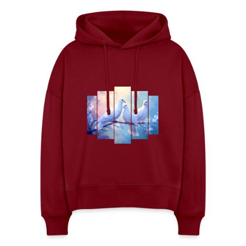 Symbols of Peace and Serenity - Stanley/Stella Nora Women's Organic Hoodie