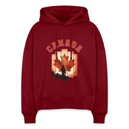 Proud Canadian Shadow - Stanley/Stella Nora Women's Organic Hoodie