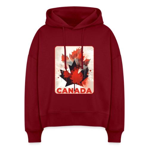 Canada Inked Leaf - Stanley/Stella Nora Women's Organic Hoodie