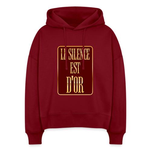 Silence is golden - Stanley/Stella Nora Women's Organic Hoodie