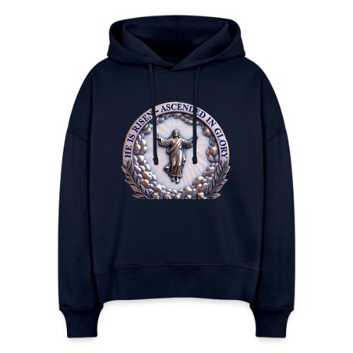 He Is Risen Ascended In Glory T Shirt, Gift - Stanley/Stella Nora Women's Organic Hoodie
