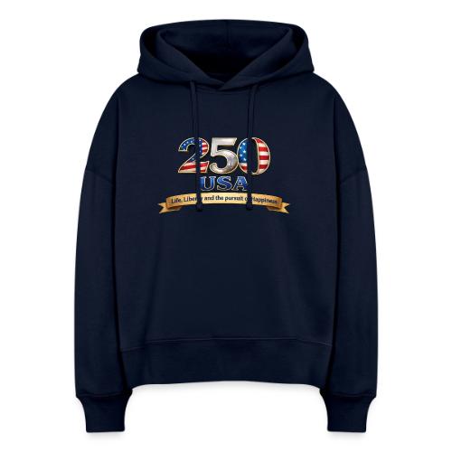 250 USA Liberty Banner - Stanley/Stella Nora Women's Organic Hoodie
