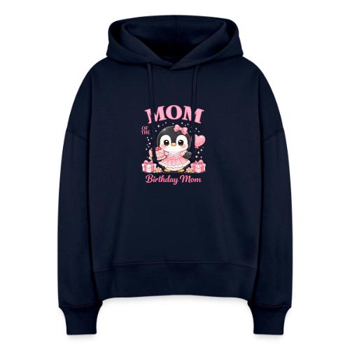 Cute Penguin Birthday Mom Kawaii Cake Balloon Gift - Stanley/Stella Nora Women's Organic Hoodie