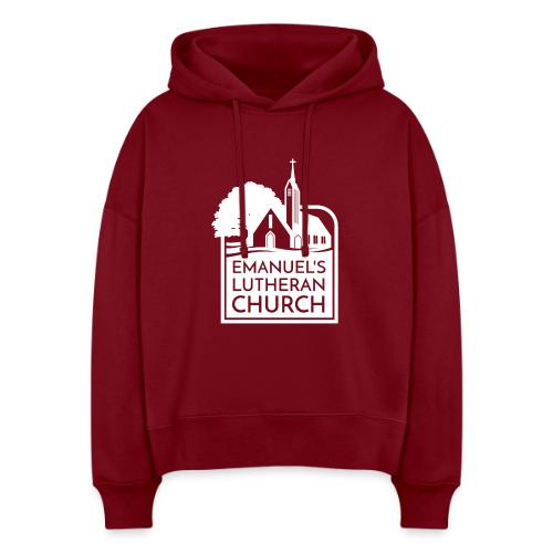 Single Vertical white2 - Stanley/Stella Nora Women's Organic Hoodie