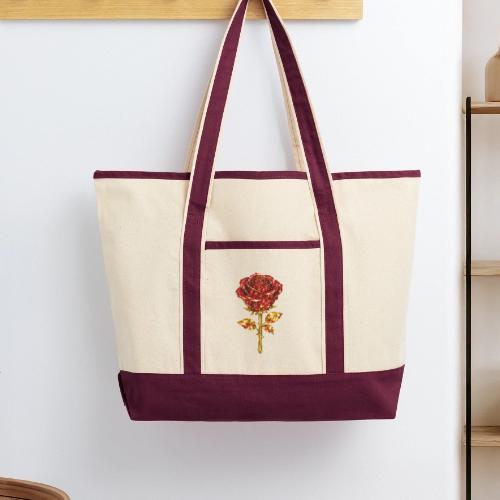 Golden Rose - Large Canvas Deluxe Tote