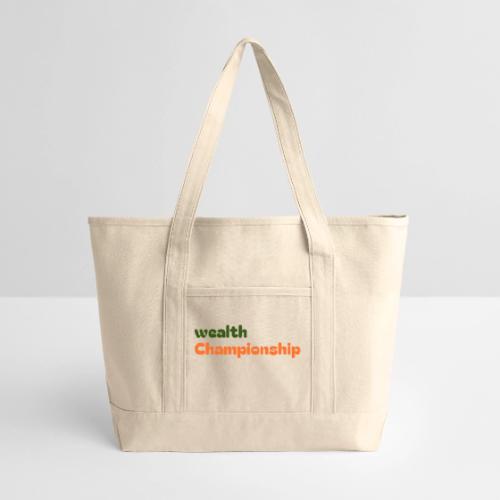 Wealth Championship - Large Canvas Deluxe Tote