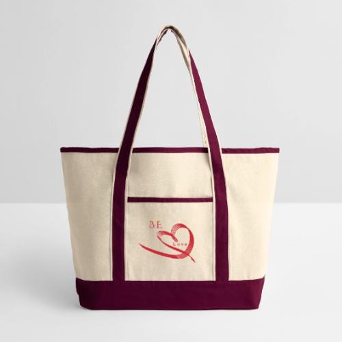 BE LOVE - Large Canvas Deluxe Tote