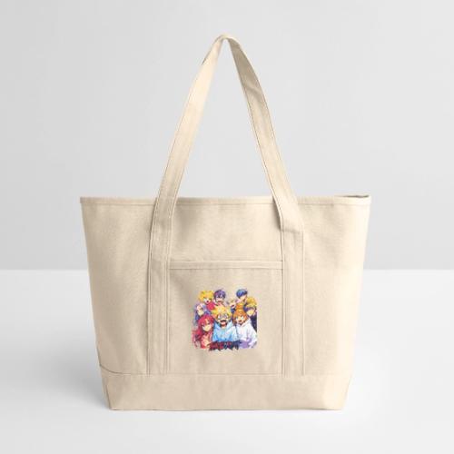 Thrill Rush Anime Squad Streetwear - Large Canvas Deluxe Tote