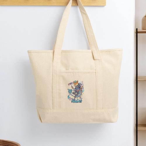 Kitsune Street Rebel - Large Canvas Deluxe Tote