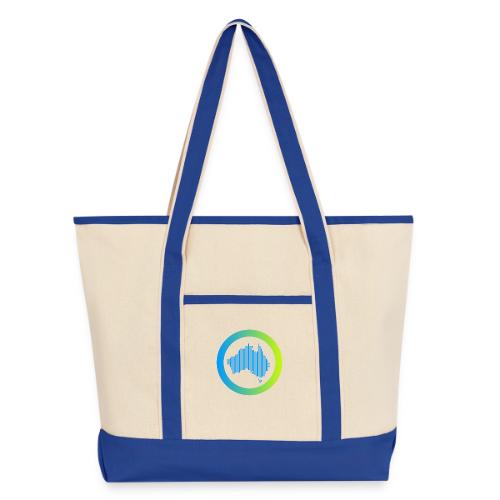 Gradient Symbol Only - Large Canvas Deluxe Tote