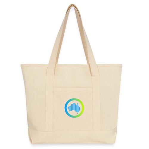 Gradient Symbol Only - Large Canvas Deluxe Tote