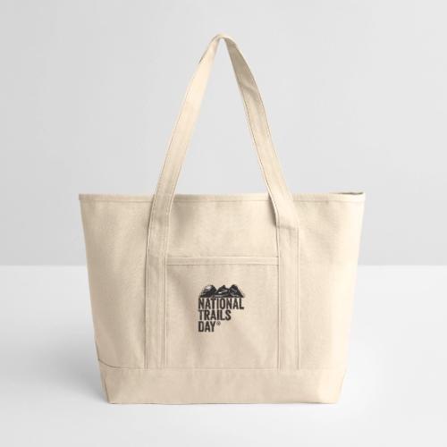 National Trails Day - Large Canvas Deluxe Tote