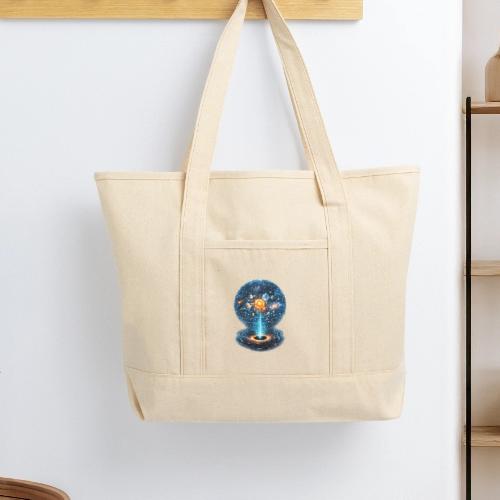 Holographic Universe - Large Canvas Deluxe Tote