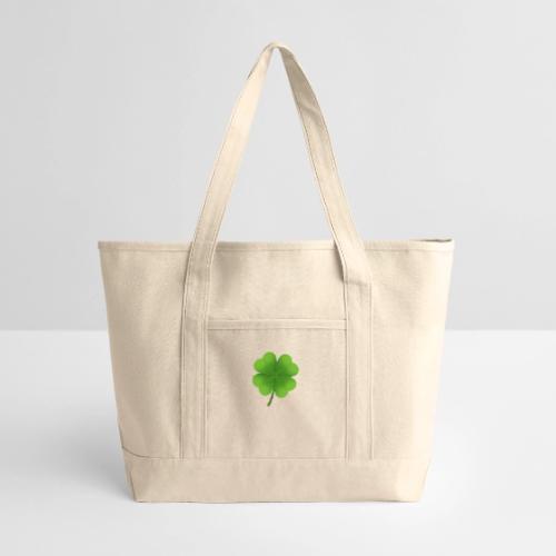 Four leaf clover - Large Canvas Deluxe Tote