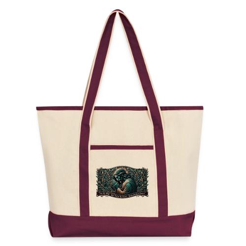 Easter Not My Will Gethsemane T Shirt, Bro Gift - Large Canvas Deluxe Tote