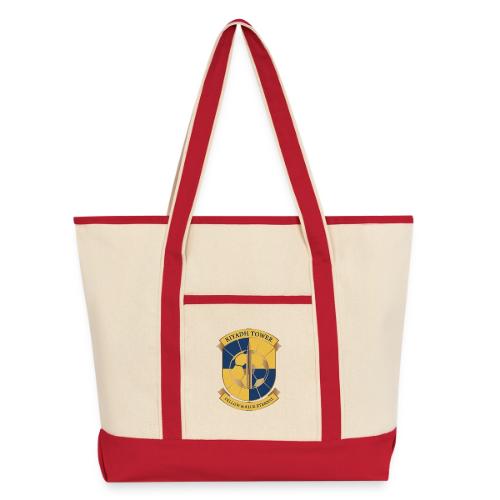 Riyadh Tower Premium T Shirt, Football Pride Gift - Large Canvas Deluxe Tote