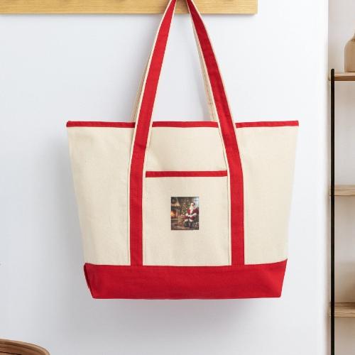 Santa Claus - Large Canvas Deluxe Tote