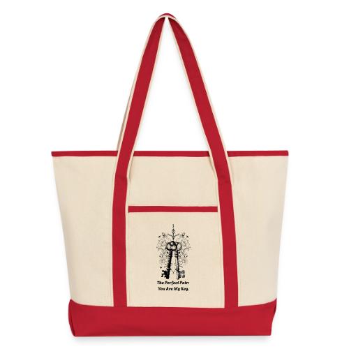 Valentine love keys - Large Canvas Deluxe Tote