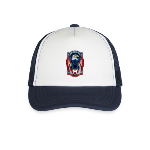 USA Eagle Emblem T Shirt, USA Soccer Pride Gift - Kid's Trucker Cap