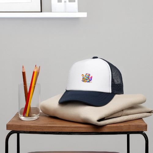 Reneck ColoredCryptoCat Chef - Kid's Trucker Cap