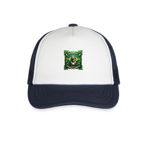 Brazil Jaguar Glory T-Shirt, Flag Pride Badge Gift - Kid's Trucker Cap
