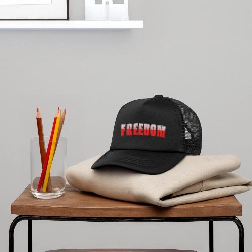 Freedom Typography Design - Kid's Trucker Cap