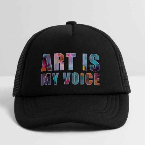 Art Is My Voice - Kid's Trucker Cap